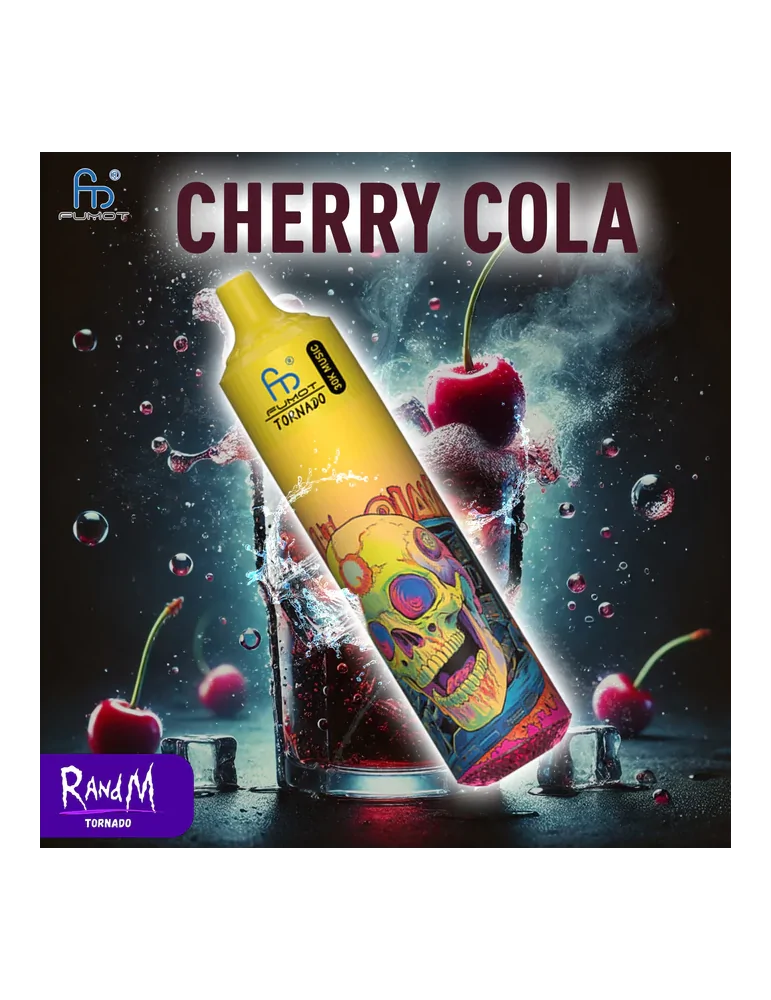 Tornado Music Cherry Cola 30000 Puffs 20mg RandM Disposable Vape