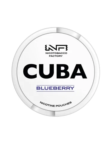 CUBA Blueberry Medium 24mg Nicotine Pouches