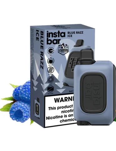 Insta Bar 20mg Blue Razz Ice15000puffs Disposable Vape