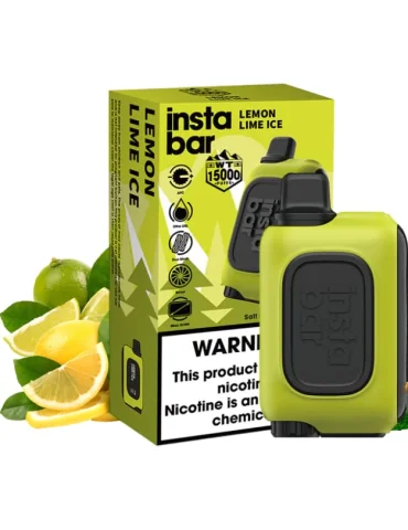 Insta Bar 20mg Lemon Lime Ice 15000puffs Disposable Vape
