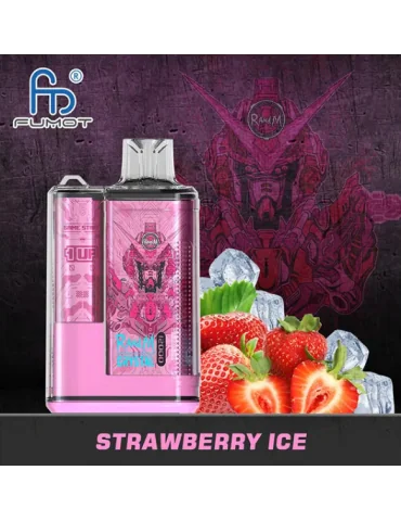 Crystal Strawberry Ice 12000puffs 20mg Fumot Disposable Vape