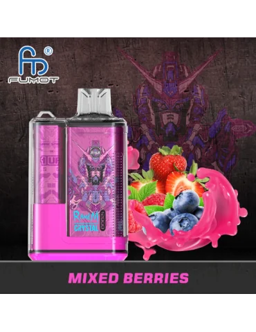 Crystal Mixed Berries 12000puffs 20mg RandM Disposable Vape