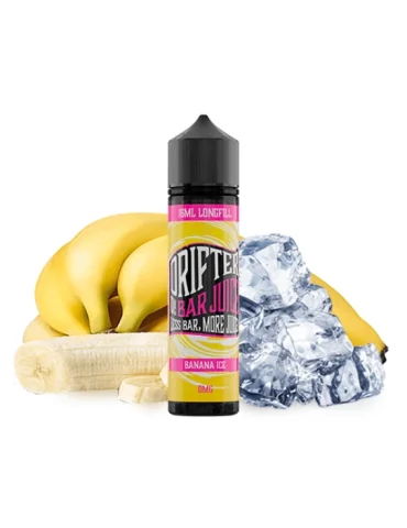 Juice Sauz Drifter Bar Banana Ice Nic Salt 20mg 60ml Prefilled E liquid