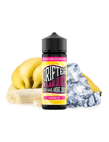 Juice Sauz Drifter Bar Banana Ice 6mg 60/40 120ml Prefilled Nicotine E-liquid
