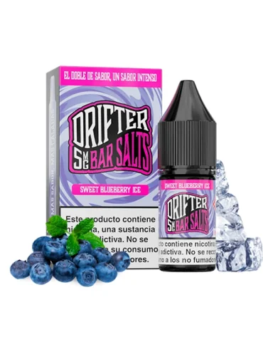 Juice Sauz Drifter Bar Sweet Blueberry Ice Nic Salt 5mg 10ml E liquid