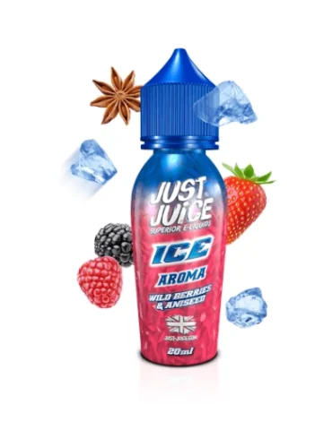 Prefilled Just Juice Ice Wild Berries and Aniseed 20mg 60ml Nic Salt E-liquids