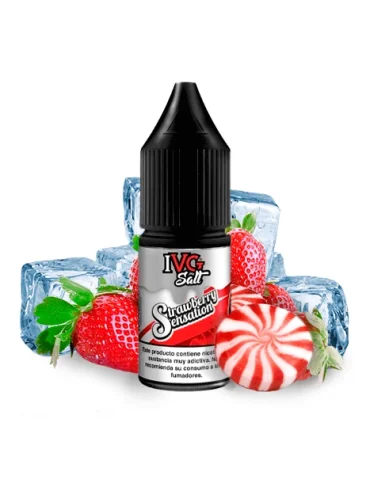 Strawberry Sensation IVG NicSalt 10ml 10mg 50/50 Nicotine Salt E-liquid