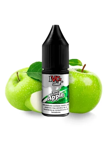 Sour Green Apple IVG NicSalt 10ml 20mg 50/50 Nicotine Salt E-liquid