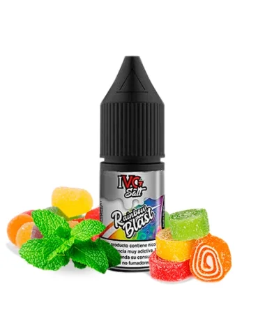 Ivg Salt Rainbow Blast 10mg 10ml 50/50 Nicotine Salt E-liquid