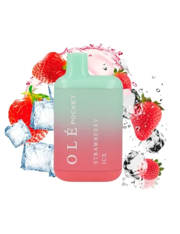 Ole Pocket Strawberry Ice 20mg 800 puff Disposable Vape