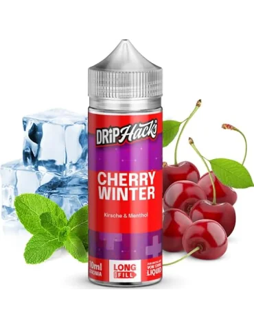 Drip Hacks Cherry Winter 6mg 120ml 60/40 Prefilled Nicotine E-liquid