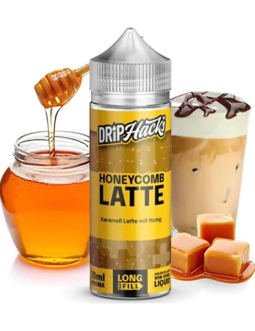 Drip Hacks Honeycomb Latte 6mg 120ml 60/40 Prefilled Nicotine E-liquid