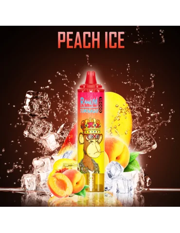 Tornado 15000 puffs Peach Ice 20mg - RandM Disposable Vape