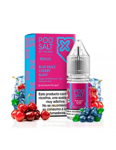 Pod Salt Nexus Blue Razz Cherry Blast 10ml 20mg E liquid