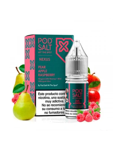 Pod Salt Nexus Pear Apple Raspberry 10ml 20mg E liquid