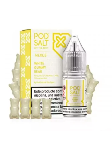 Pod Salt Nexus White Gummy Bear 10ml 20mg E liquid