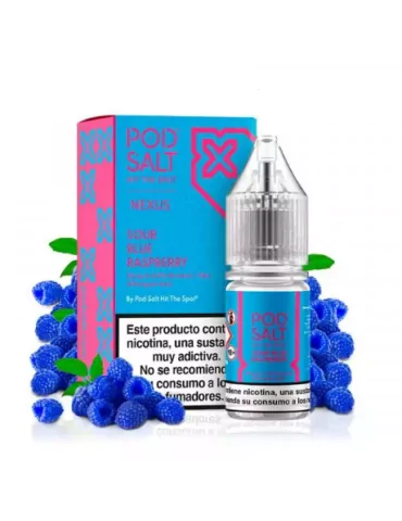 Pod Salt Nexus Sour Blue Raspberry 10ml 10mg E liquid