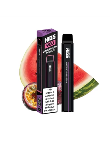 HIGS XL 900puffs Watermelon Passion Mesh-Coil 20mg disposable vape