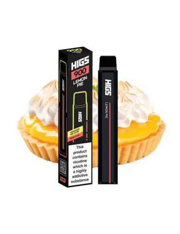 HIGS XL 900puffs Lemon Pie Mesh-Coil 20mg disposable vape