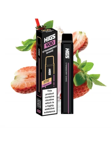 HIGS XL 900puffs Strawberry Shake Mesh-Coil 20mg disposable vape