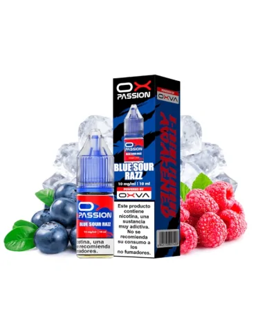 Oxva Ox Passion Nic Salts Blue Sour Razz 10mg 10ml E liquid