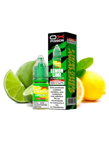 Oxva Ox Passion Nic Salts Lemon Lime 10mg 10ml E liquid