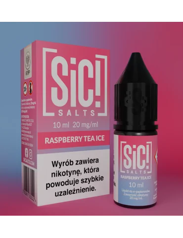 Sic! Nic Salt Raspberry Tea Ice 20mg 10ml E liquid