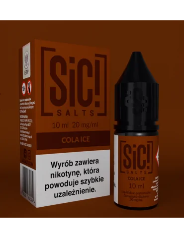 Sic! Nic Salt Cola Ice 20mg 10ml E liquid