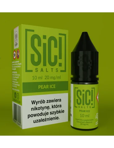 Sic! Nic Salt Pear Ice 20mg 10ml E liquid