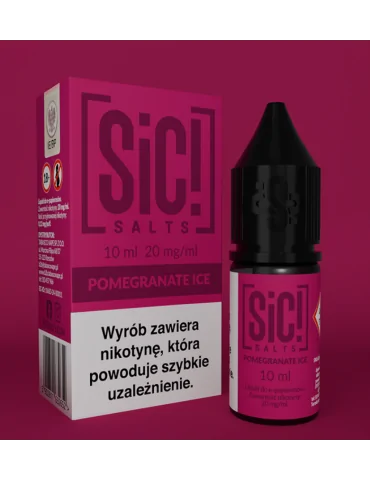 Sic! Nic Salt Pomegranate Ice 20mg 10ml E liquid