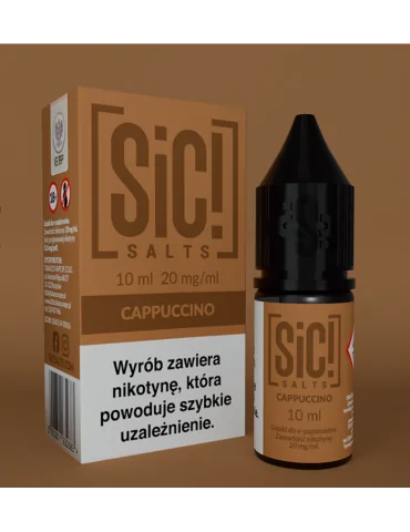 Sic! Nic Salt Cappuccino 20mg 10ml E liquid