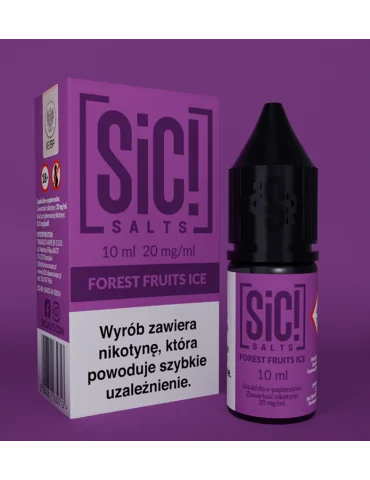 Sic! Nic Salt Forest Fruits Ice 20mg 10ml E liquid