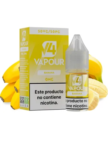 V4 Vapour Banana 10ml 0mg E-liquid