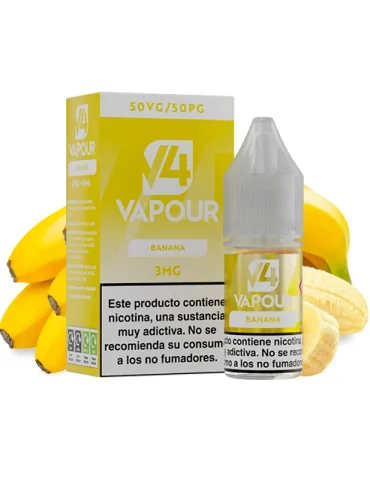 V4 Vapour Banana 10ml 3mg E-liquid