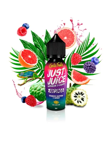 Prefilled Just Juice Cherimoya Grapefruit and Berries 20mg 60ml Nic Salt E-liquids