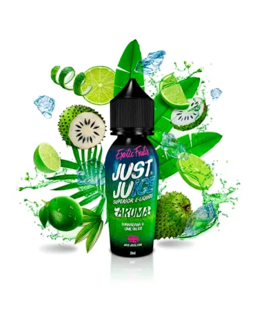 Prefilled Just Juice Guanaba and Lime Ice 20mg 60ml Nic Salt E-liquids