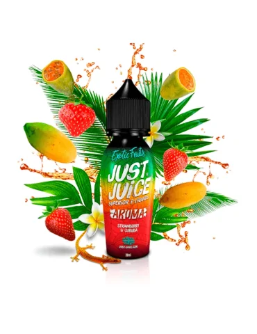 Prefilled Just Juice Strawberry and Curuba 20mg 60ml Nic Salt E-liquids