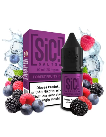 Sic! Nic Salt Forest Fruits Ice 20mg 10ml E liquid