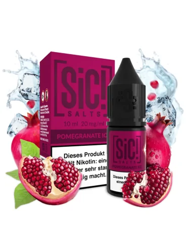 Sic! Nic Salt Pomegranate Ice 20mg 10ml E liquid