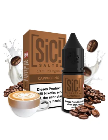 Sic! Nic Salt Cappuccino 20mg 10ml E liquid