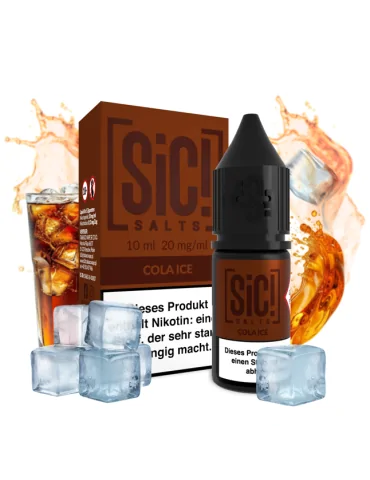 Sic! Nic Salt Cola Ice 20mg 10ml E liquid