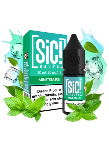 Sic! Nic Salt Mint Tea Ice 20mg 10ml E liquid