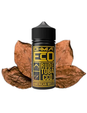 Ohmia Eco Rude Tobacco American West 100ml 70/30 E liquid