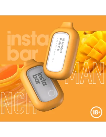 Insta Bar Mango Punch 5000 puffs 20mg Disposable Vape Expired on 12.08.2024