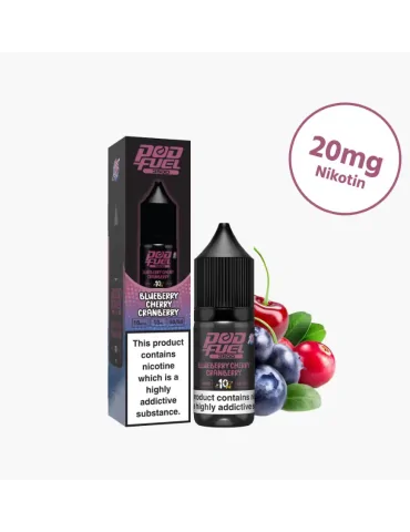 Pod Fuel Blueberry Cherry Cranberry 10ml 20mg Nic Salt E liquid