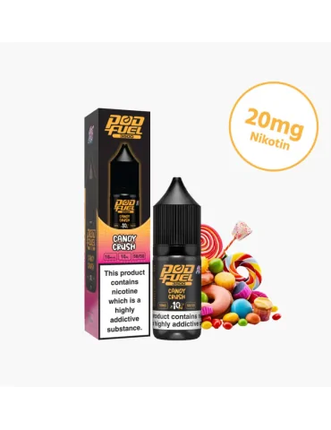 Pod Fuel Candy Crush 10ml 20mg Nic Salt E liquid