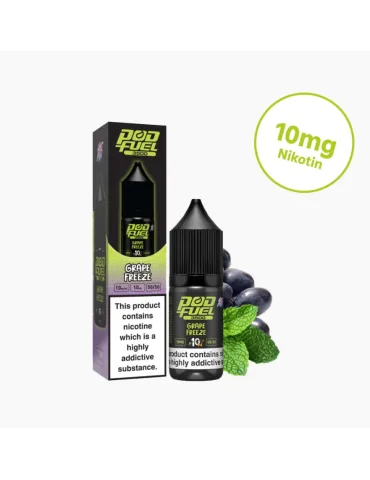 Pod Fuel Grape Freeze 10ml 10mg Nic Salt E liquid