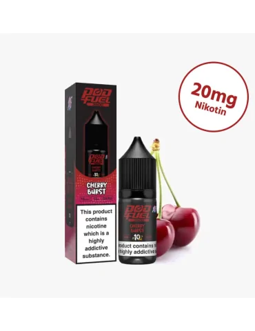 Pod Fuel Cherry Burst 10ml 10mg Nic Salt E liquid