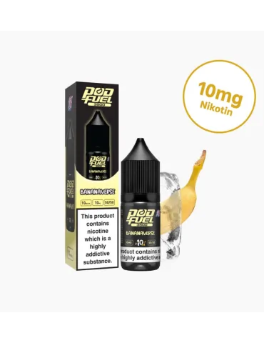 Pod Fuel Bananaverse 10ml 10mg Nic Salt E liquid