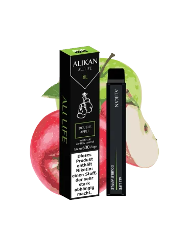 HIGS Alikan Double Apple 20mg 600 puffs Disposable Vape